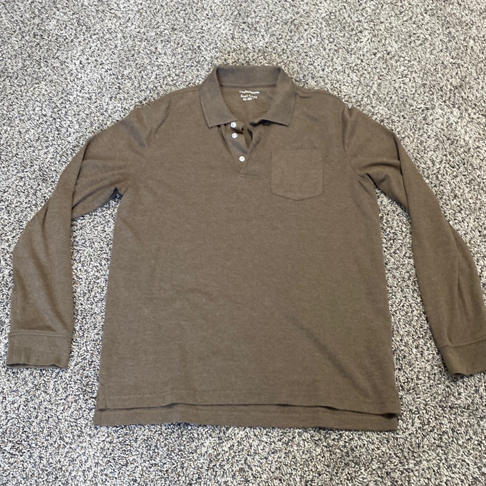 Long sleeve polo shirt